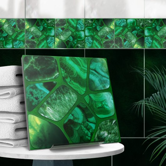 Carreau Emerald Spring - Collage de cellules N2