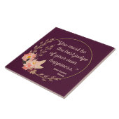 Carreau Emma De Jane Austen Citation I - Style Cute (Côté)