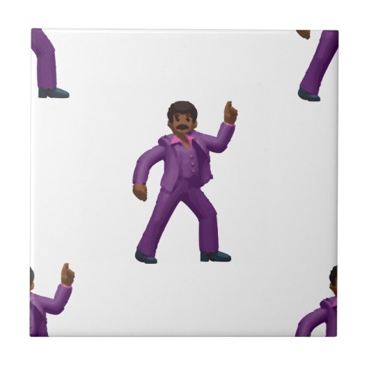 Carreau Emoji Dancing Man (Devant)