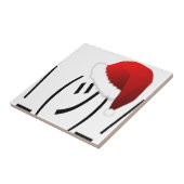 Carreau emoji de shrug de noël (Côté)