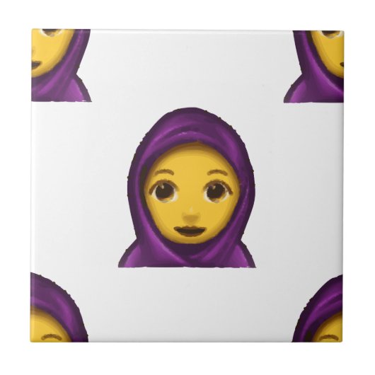 Carreau emoji hajib (Devant)