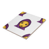 Carreau emoji hajib (Côté)