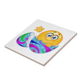 Carreau Emoji oeuf de Pâques (Côté)