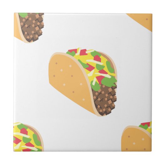 Carreau emoji taco (Devant)
