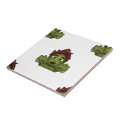 Carreau emoji zombie (Côté)