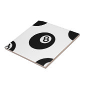 Carreau émoticône huit balles (Côté)