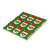 Carreau émoticônes de père Noël (Côté)