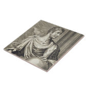 Carreau Empereur de D. Octavius Augustus (ANNONCE 63 AVANT (Côté)