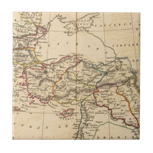 Carreau Empire de tabouret (Devant)