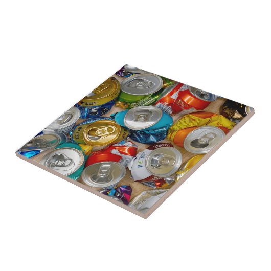 Carreau Empreinte de bière en aluminium (Côté)