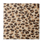 Carreau Empreinte de léopard de mosaïque de trivet (Devant)