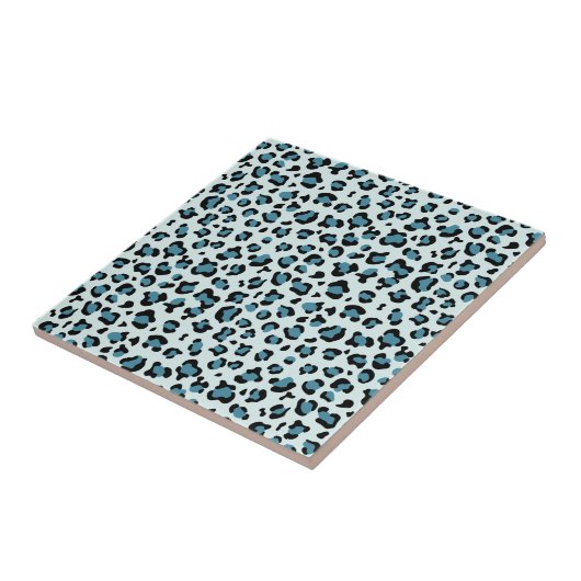 Carreau Empreinte de léopard, Spots de léopard, Leopard bl (Côté)