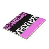 Carreau Empreinte de léopard, Zebra Print, Poster de anima (Côté)
