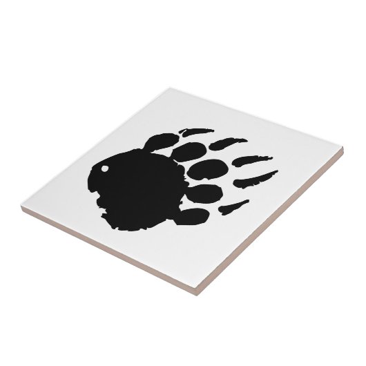 Carreau Empreinte de pas d'ours (Côté)