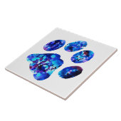 Carreau Empreinte de patte - Cadeaux pour Amoureux de les  (Côté)