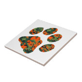 Carreau Empreinte de patte - Cadeaux pour Amoureux de les  (Côté)