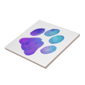 Carreau Empreinte de patte - Cadeaux pour Amoureux de les  (Côté)