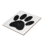 Carreau Empreinte de patte De Chien Rough Et Distressed (Côté)