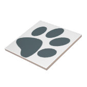 Carreau Empreinte de patte gris (Côté)
