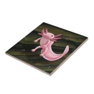 Carreau en céramique Axolotl