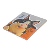 Carreau en céramique Chat ombrageux (Côté)