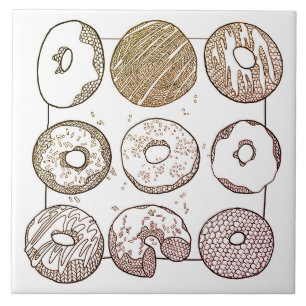 Carreau en céramique de 6x6 DONUTS TRICOTÉS