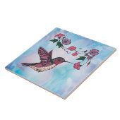 Carreau en céramique de colibri (Côté)