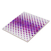 carreau en céramique de diamants violets (Côté)