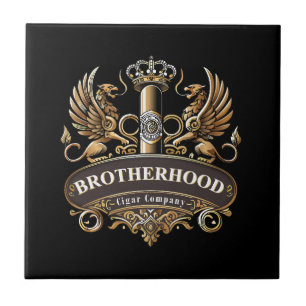 Carreau en céramique de la Brotherhood Cigar Compa