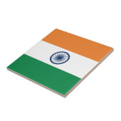 Carreau en céramique Drapeau de l'Inde (Côté)
