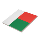 Carreau en céramique Drapeau de Madagascar (Côté)
