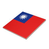 Carreau en céramique Drapeau de Taïwan (Côté)