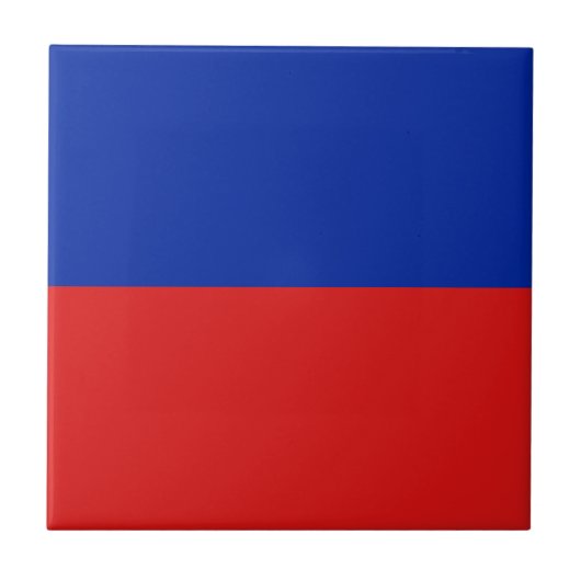 Carreau en céramique Drapeau d'Haïti (Devant)