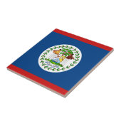 Carreau en céramique Drapeau du Belize (Côté)