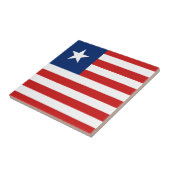 Carreau en céramique Drapeau du Liberia (Côté)