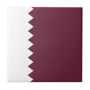 Carreau en céramique Drapeau du Qatar