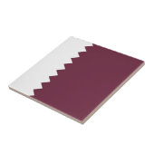 Carreau en céramique Drapeau du Qatar (Côté)