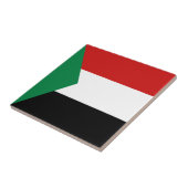 Carreau en céramique Drapeau du Soudan (Côté)