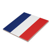 Carreau en céramique du drapeau de Guyane (Côté)