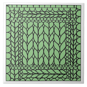 Carreau en céramique KNIT PURL SAGE