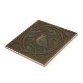 Carreau en céramique Oiseau-Mouche Bronze (Côté)
