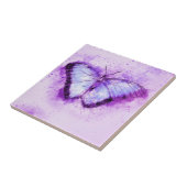 Carreau en céramique Papillon Violet (Côté)