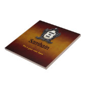 Carreau en céramique personnalisable de Samhain (Côté)