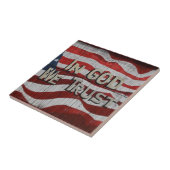 Carreau En Dieu, nous faisons confiance à Rustic Barque Am (Côté)