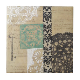 Carreau En filigrane et clé II