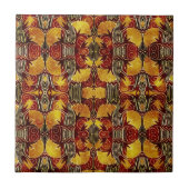 Carreau En flammes - motif d'art déco (Devant)