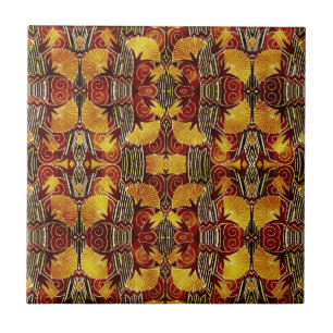 Carreau En flammes - motif d'art déco