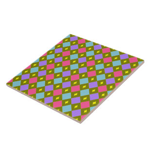 Carreau en nid d'abeille multicolore Créez votre p
