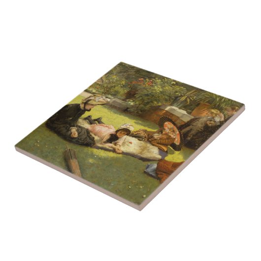 Carreau En plein soleil (En plein soleil) James Tissot (Côté)