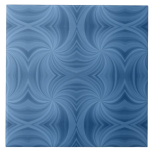 carreau en spirale bleu